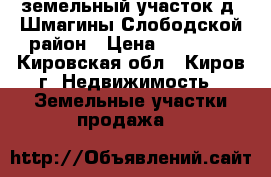 земельный участок д. Шмагины Слободской район › Цена ­ 72 000 - Кировская обл., Киров г. Недвижимость » Земельные участки продажа   